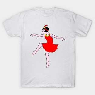 Art Deco Dancing Woman T-Shirt